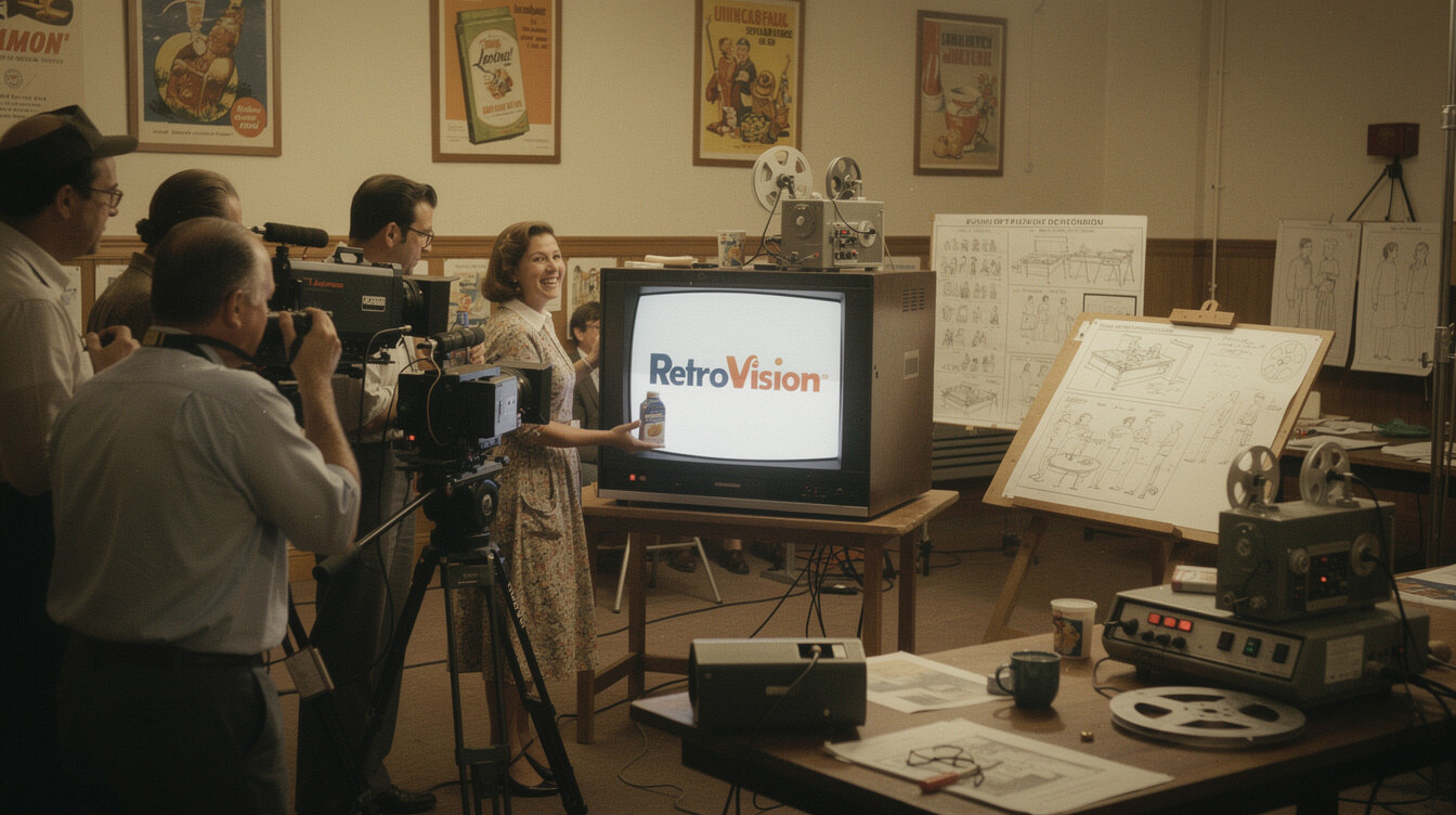 retro tv commercial