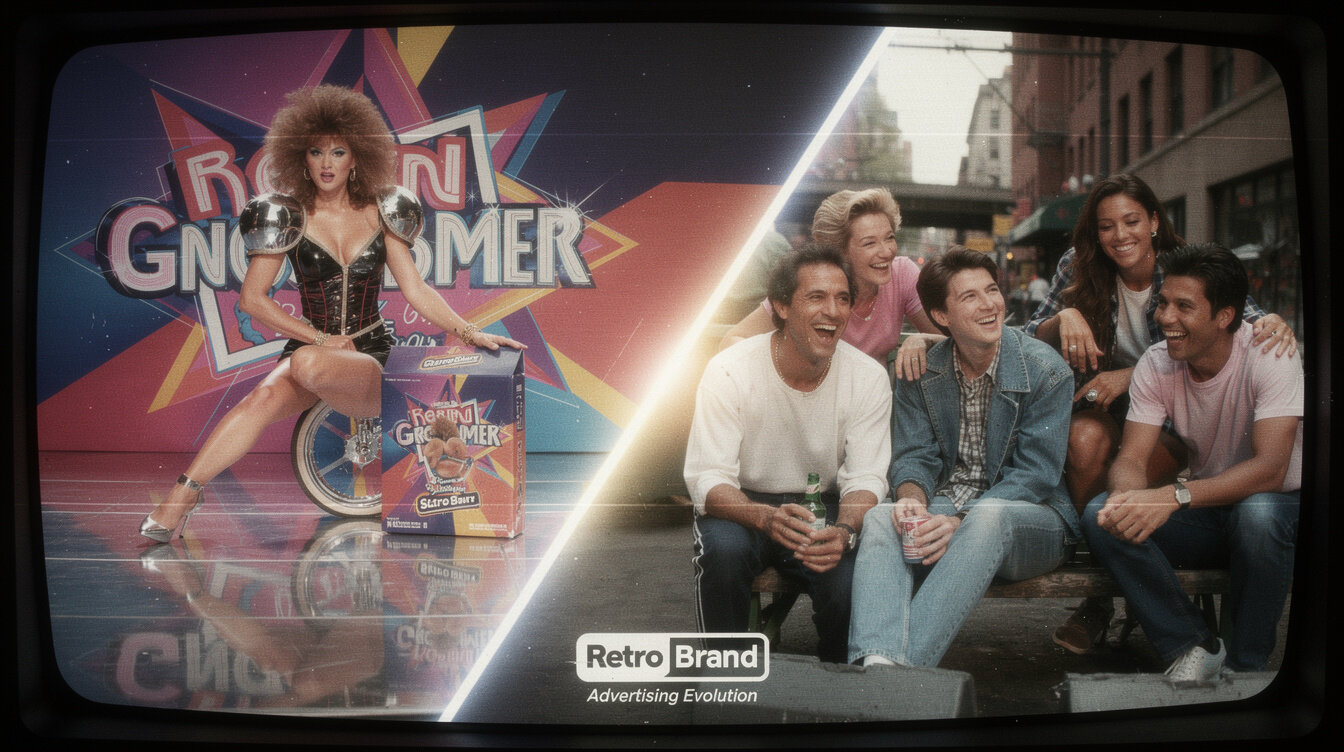 1980s retro commercial