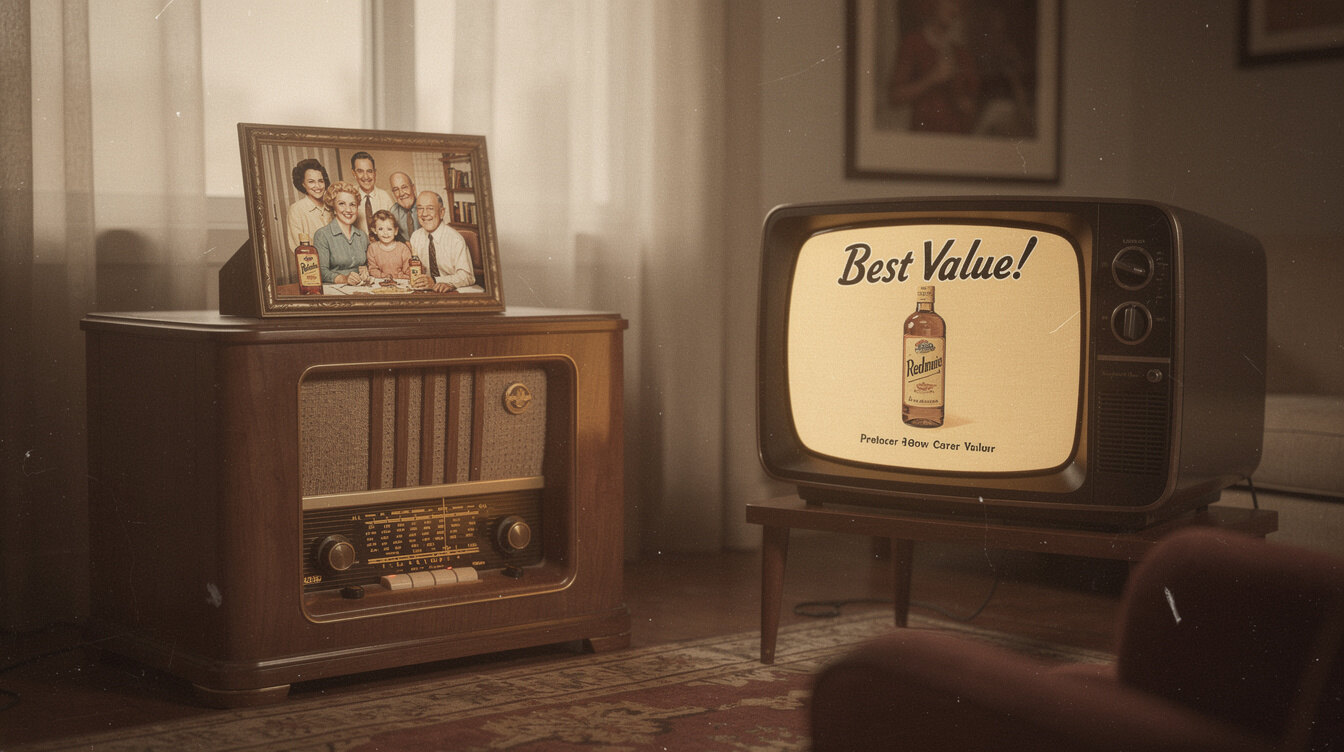 old radio advertisement