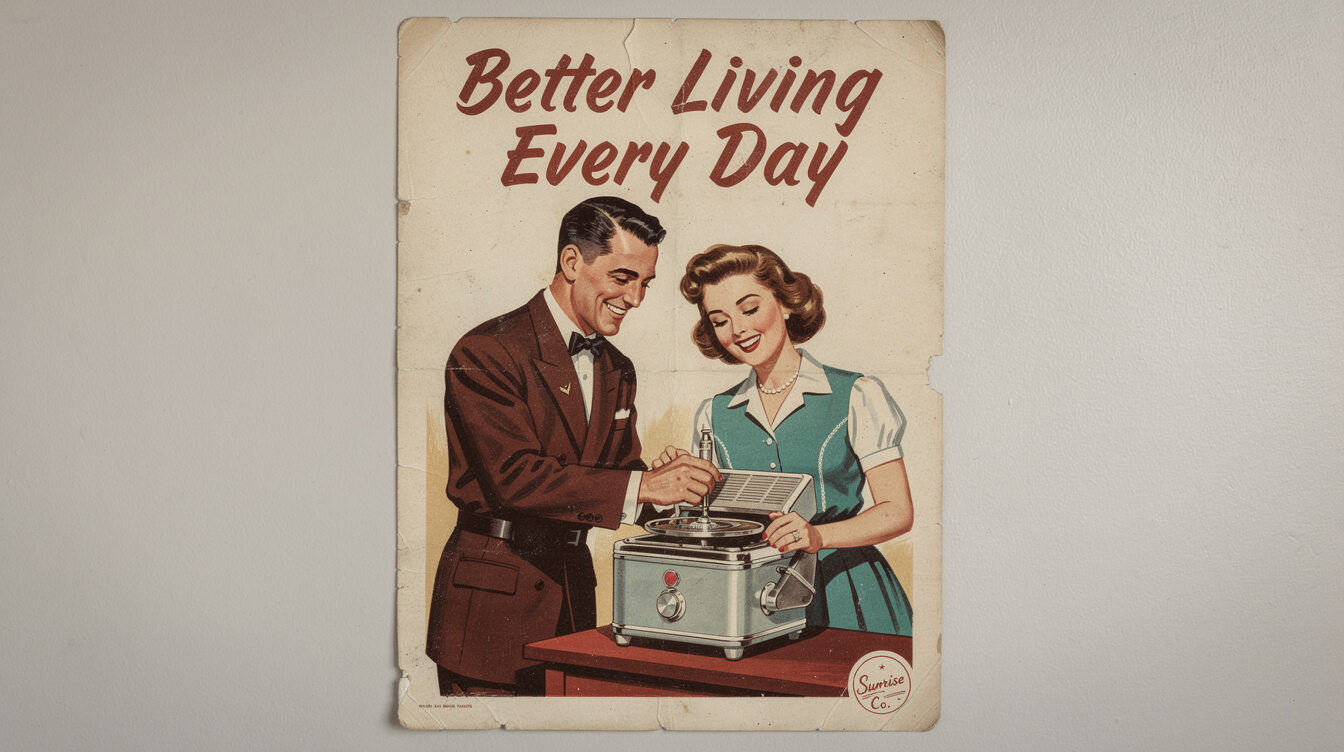 vintage advertisement poster