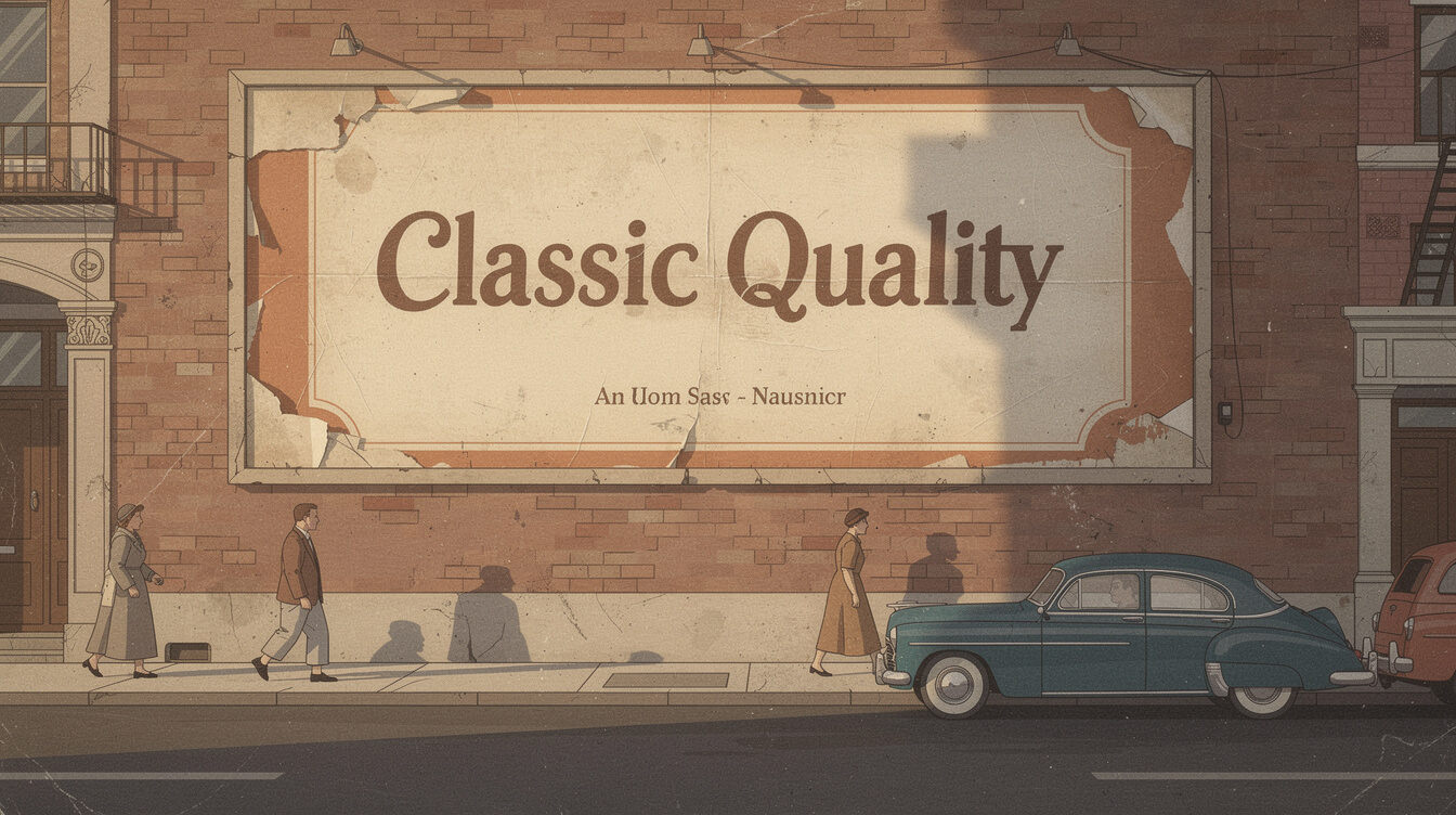 vintage ad campaign