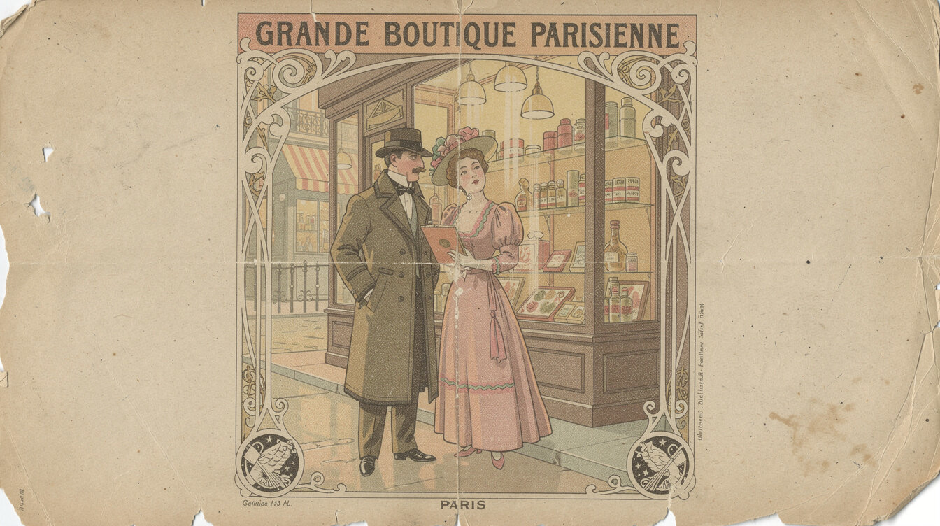 vintage french advertisement